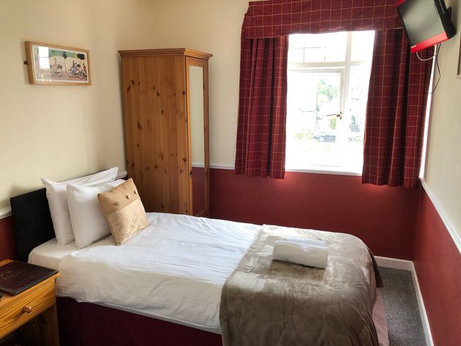 One of the guestrooms at The Woolaston Inn